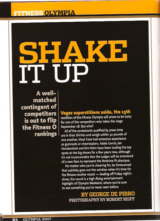 Flex Magazine - Fitness Olympia