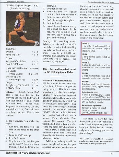 No Nonsense Magazine - Busy Woman's Guide to Fitness