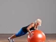 Stability Ball Burpees