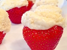 Strawberry Protein Cheesecake
