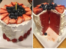 4th of July Watermelon Cake